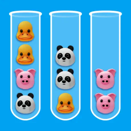 ボールソート：色分けパズル（iOS）